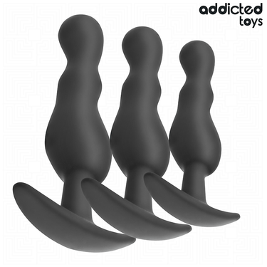 Set di Tappi Anali in Silicone 3 Misure, Sicurezza e Piacere